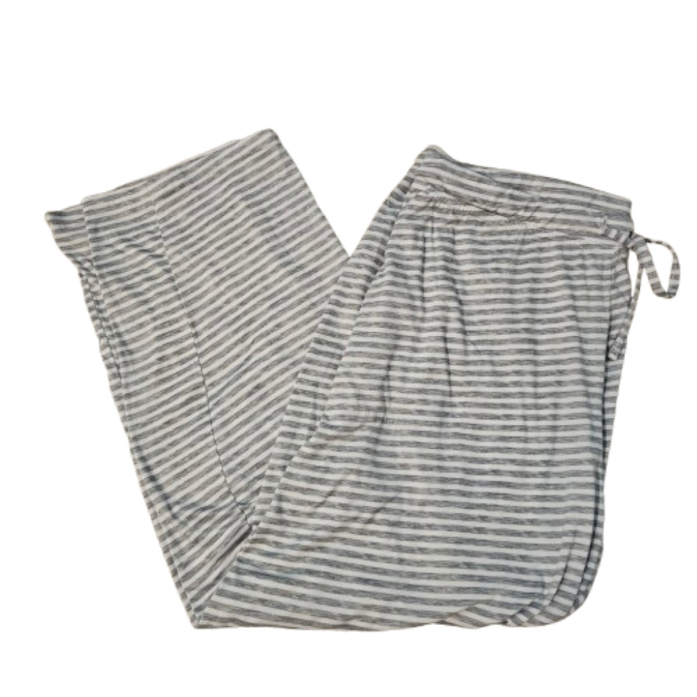 Tahari Striped Gray/White  Lounge Pants